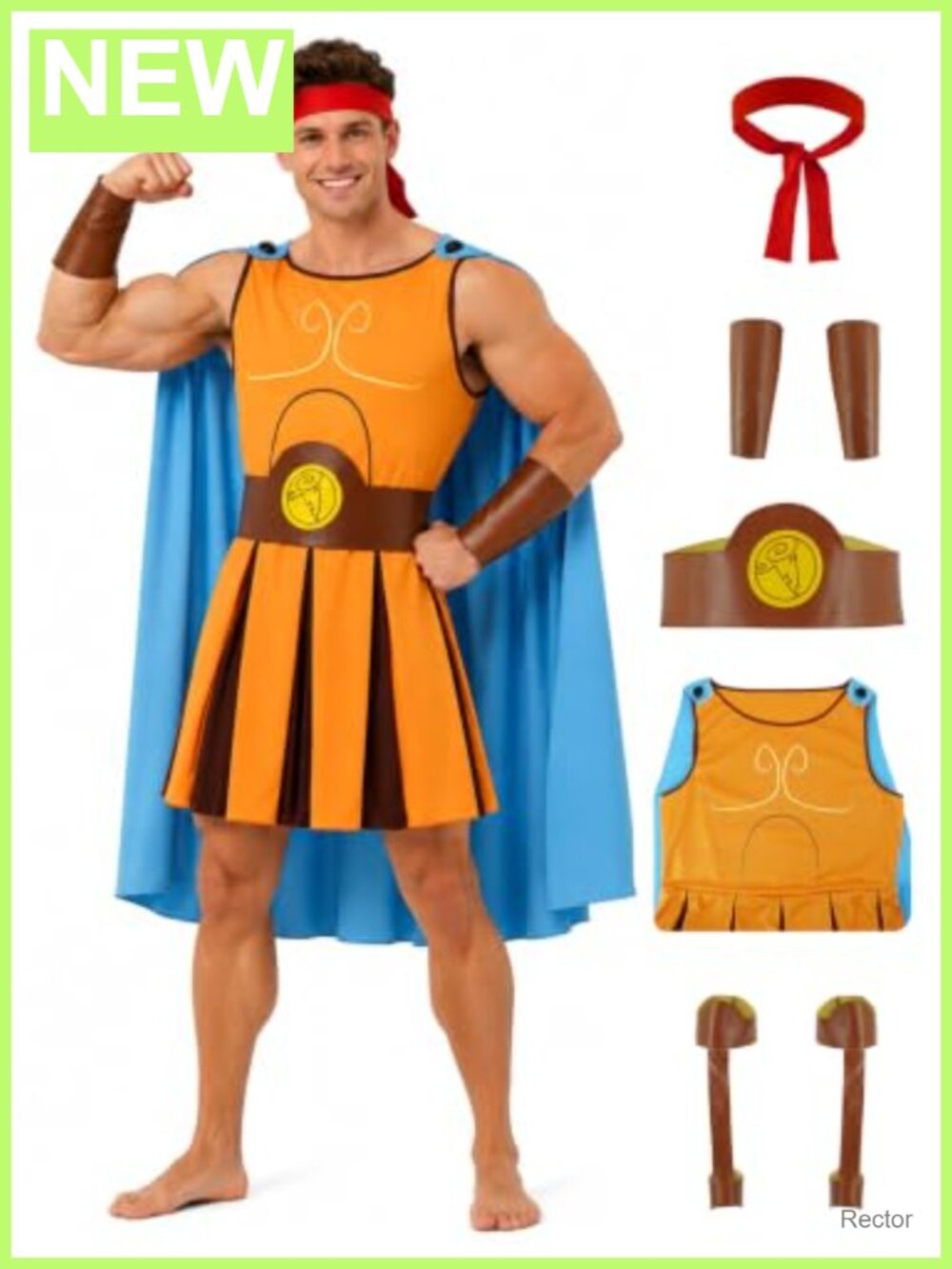 Roman Soldier Costume Men Gladiator Halloween Cosplay Adult